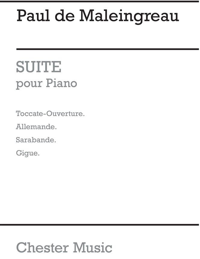 Suite Pour Piano Op.9
